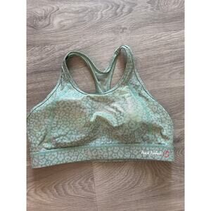 Peach Perfect size XXL iridescent animal print sports bra
